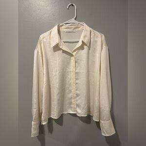 Abercrombie & Fitch Button Down Blouse Size Large